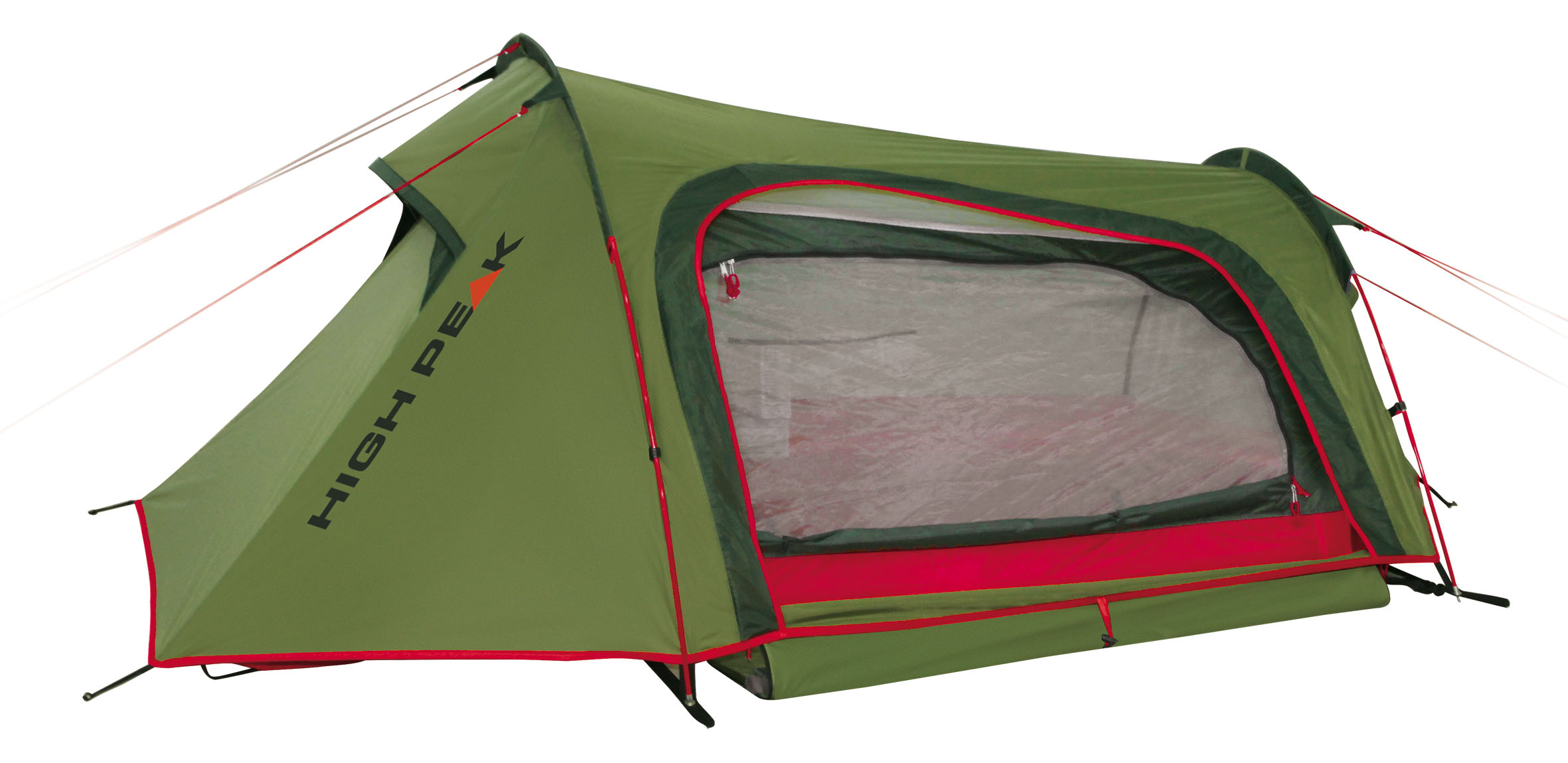 Bild von High Peak Leichtgewicht Sparrow, Campingzelt, Trekkingzelt für 2 Personen, Tunnelzelt nur 2,8 kg, Dauerventilation, 3000 mm wasserdicht, kleines Packmaß, Moskitoschutz, Innenzelt vormontiert