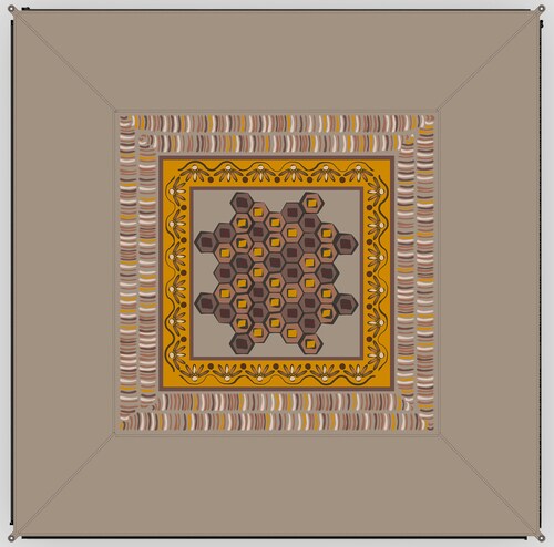 Bild von BENT Outdoorteppich »Verbindbarer Teppich Afrika«, rechteckig, 4 mm Höhe, PFC frei