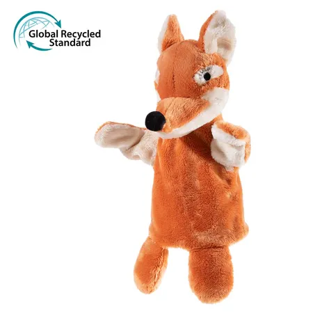 Bild von Heunec & KG und Seine Freunde, Handpuppe Herr Fuchs GRS/PET Plüsch, Rot/Braun, 30cm