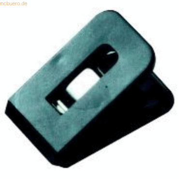 Bild von Laurel, Büroklammer, Briefklemmer Signal 1 25x43mm VE=100 Stück schwarz (1 x)