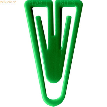 Bild von Laurel, Büroklammer, Büroklammern Plastiklips 35mm VE=200 Stück grün (1 x)