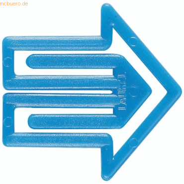 Bild von Laurel, Büroklammer, Büroklammern Pfeilklip 30mm VE=1000 Stück blau (1 x)