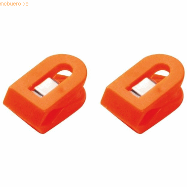 Bild von Laurel, Büroklammer, Briefklemmer Multi Clip Liliput 15x25mm VE=8 Stück orange (8 x)