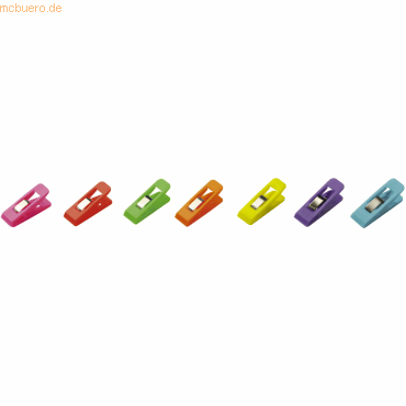 Bild von Laurel, Büroklammer, Briefklemmer Multi Clip Taifun 15x50mm VE=4 Stück Leuchtfarben sortiert (1 x)