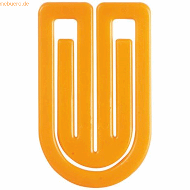 Bild von Laurel, Büroklammer, Büroklammern King Klip 27mm VE=100 Stück orange (1 x)