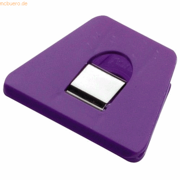 Bild von Laurel, Büroklammer, Briefklemmer Multi Clip Signal 3 90x70mm VE=1 Stück violett (1 x)