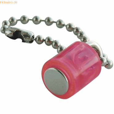 Bild von Laurel, Magnet, Magnet Power Zylinder + Kette 14x25mm VE=40 Stück kristallpink (1 x)