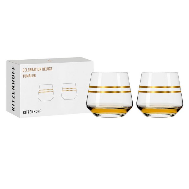 Bild von Ritzenhoff Tumbler 2er-Set Celebration Deluxe 001, Sonja Eikler, Kristallglas, 420 ml, 6141009