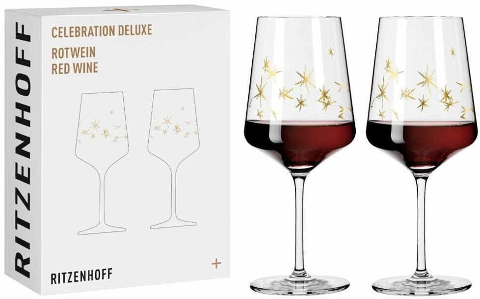 Bild von Ritzenhoff Rotweinglas 2Er-Set Celebration Deluxe 003, Romi Bohnenberg, Kristallglas, 540 ml, 6141011