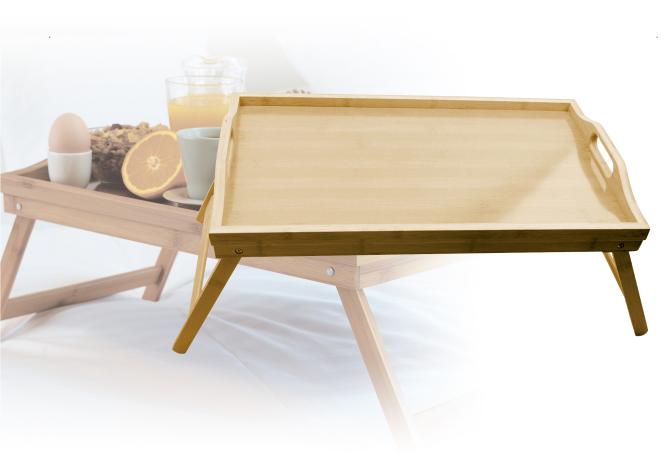 Bild von Bambus Bett-Tablett 50x30x6cm