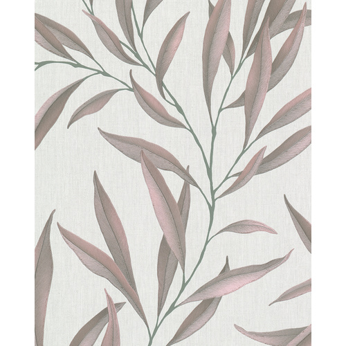 Bild von Tapete Beige Kupfer Floral Natur Muster Für Schlafzimmer oder Wohnzimmer Made in Germany 10,05m x 0,53m