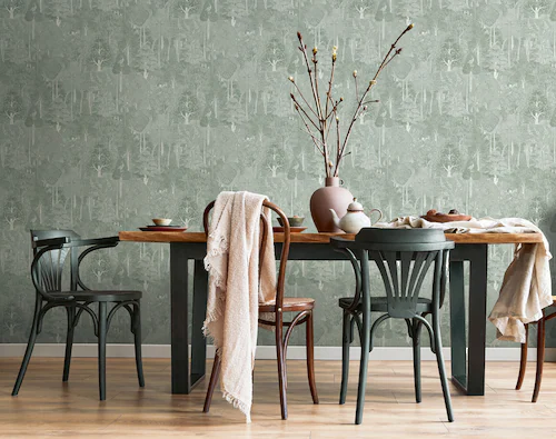 Bild von Marburg Vliestapete "Floral Meadows", floral, moderne Tapete für Wohnzimmer Schlafzimmer Küche
