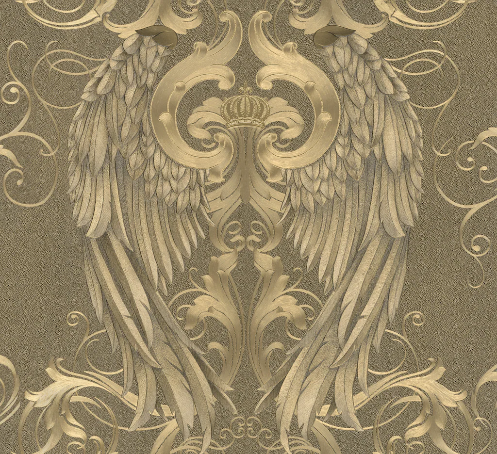 Bild von Glööckler Vliestapete "Gold", ornamental, moderne Tapete für Wohnzimmer Schlafzimmer Küche
