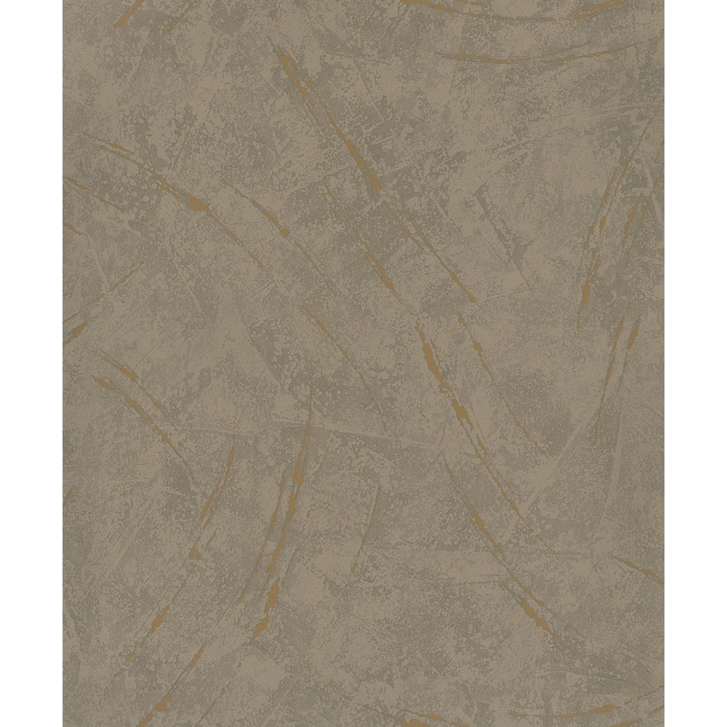 Bild von Vliestapete La Veneziana III Putzstruktur mit Metallic-Akzenten Braun