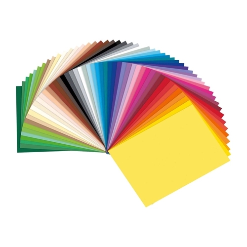 Bild von Folia Tonpapier 130g/m², 35x50cm, 50 Bogen, farbig sortiert