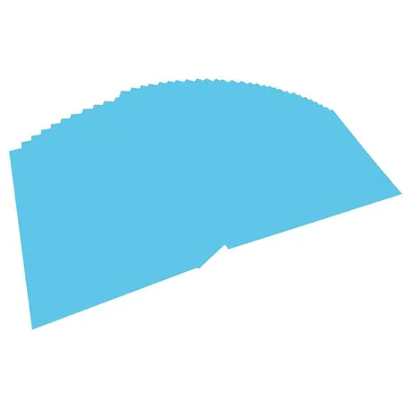 Bild von Folia, Bastelpapier, Tonpapier, DIN A4, 130 g/qm, himmelblau (130 g/m², 100 x)