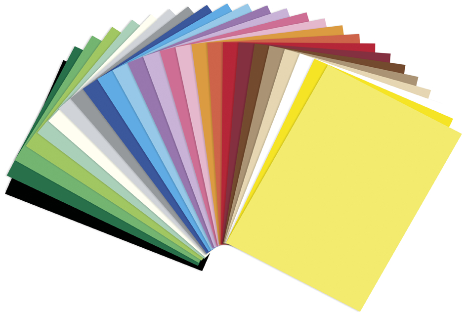 Bild von folia Fotokarton DIN A4, 300 g/m², sortierte Farben, 50 Blatt