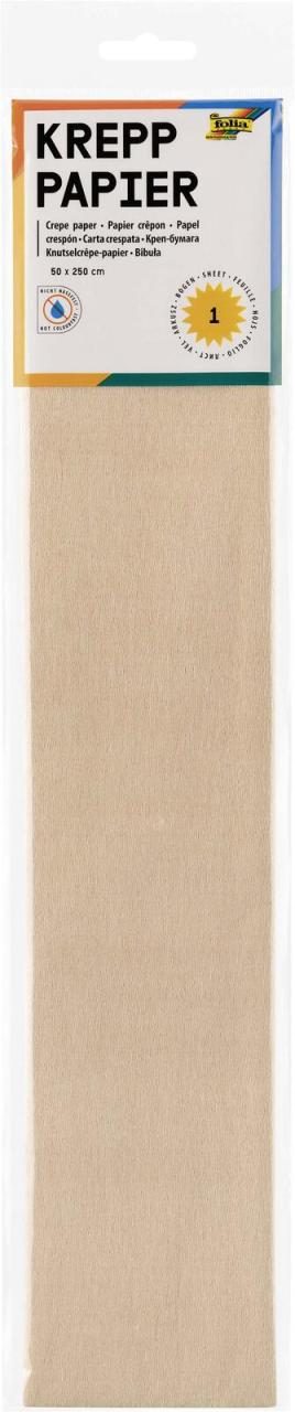 Bild von Folia, Bastelpapier, Krepppapier in Lagen braun 32 g/qm 1 St. (22 g/m², 1 x)