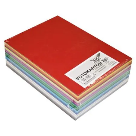 Bild von Folia Fotokarton DIN A4 300 g/qm 25-farbig sortiert 250 Blatt
