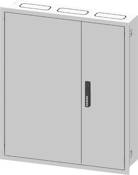 Bild von Siemens ALPHA 400 Wandschrank Unterputz IP3 Schutzklasse, Elektronikzubehör + Gehäuse, Weiss