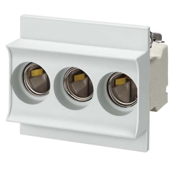 Bild von SIEMENS Stecksicherungshalter Siemens 5SG5653 Neozed-Sicherungssockel Sicherungsgröße = D02 3polig