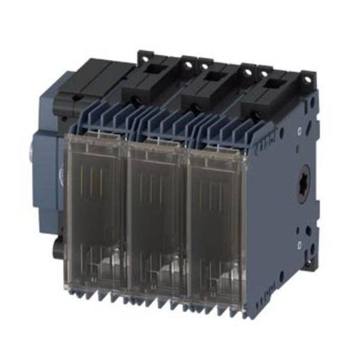 Bild von Siemens Lasttrennschalter 3-polig 80A 4 Wechsler 690 V/AC 3KF13084LB11