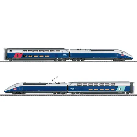 Bild von Märklin Modelleisenbahn Hochgeschwindigkeitszug TGV Euroduplex (37793)