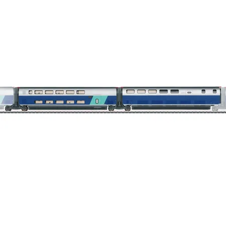 Bild von Märklin 043443 Ergänzungswagen-Set 3 zum TGV Euroduplex der SNCF, 2er-Set Set 3