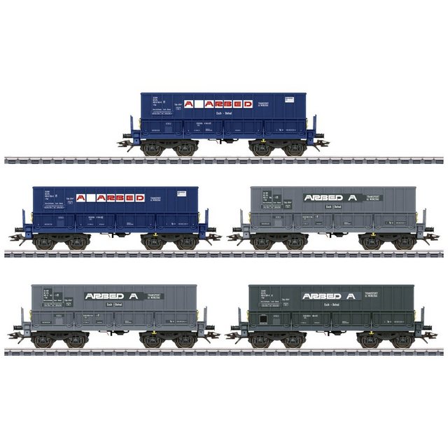 Bild von Märklin Güterwagen Märklin 48433 H0 5er-Set Erzwagen ARBED der CFL