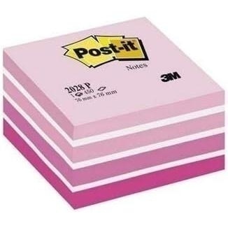 Bild von Haftnotiz-Würfel - 76 x 76 mm, pastellpink