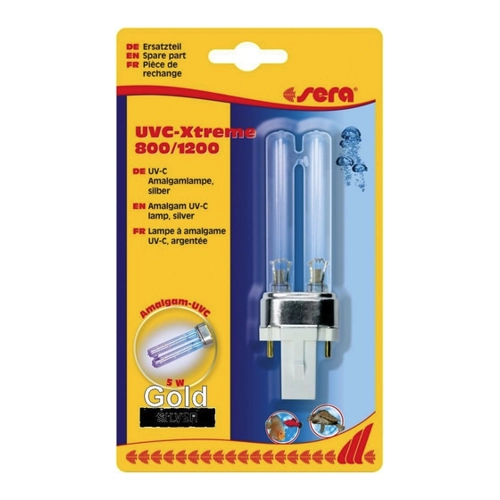 Bild von Sera Aquariendeko UV-C Amalgamlampe gold 5 W für UVC-Xtreme 800+1200