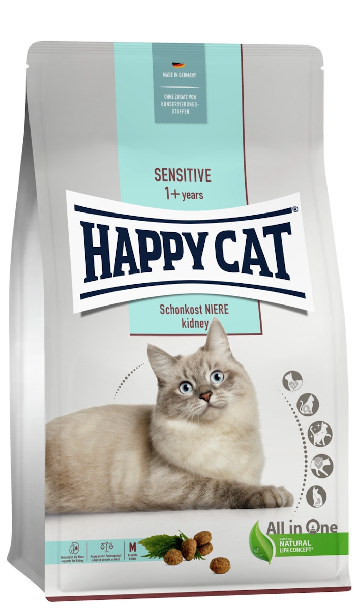 Bild von HAPPY CAT Supreme Sensitive Schonkost Niere Katzentrockenfutter 4 Kilogramm