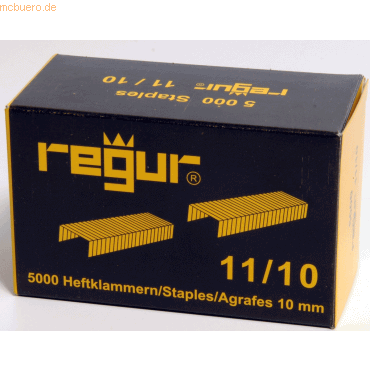 Bild von Regur Heftklammern für Tacker MP-10 11/10 VE=5000 Stück