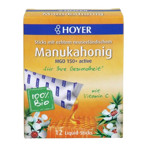 Bild von Bio Manukahonig Liquid-Sticks MGO 100+active (12 Stück)