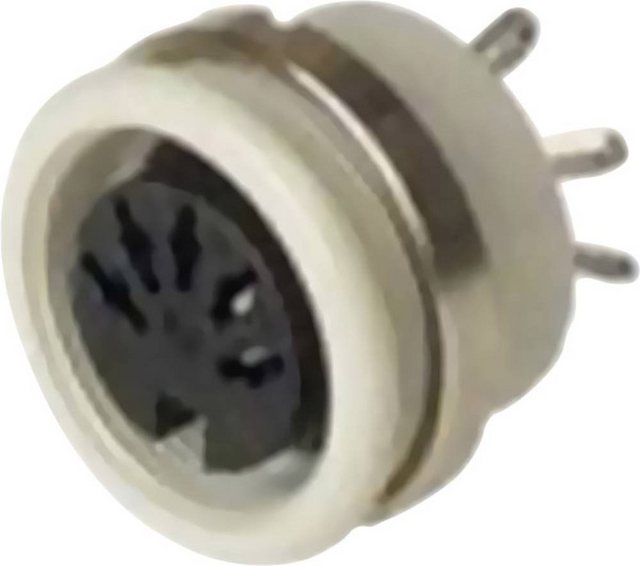 Bild von SKS Hirschmann MAB 3100 S DIN-Rundsteckverbinder Buchse, Einbau vertikal Polzahl: 3 Grau 1 St., Elektronikkabel + Stecker, Grau