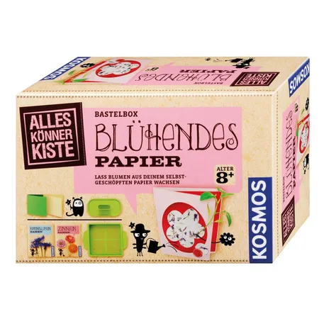 Bild von Kosmos 604202 AllesKönnerKiste Blühendes Papier. DIY-Bastelset für Mädchen und Jungen ab 8 Jahren, Set für den Kindergeburtstag