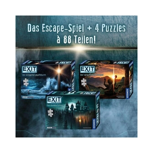 Bild von Kosmos Partyspiel EXIT - Das Spiel + Puzzle - Der verschollene Tempel