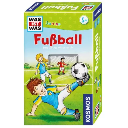 Bild von KOSMOS 711207 was ist was Junior - Fußball, Das lustige Wissensspiel, Mitbringspiel für Kinder ab 5 Jahre, Cooles Fussbal Geschenk für Jungen und Mädchen