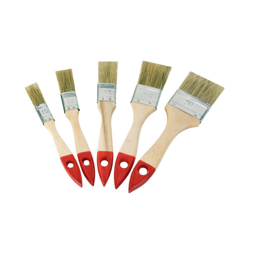 Bild von mako Wow! Basic Flachpinsel-Set 5-TLG., Anthrazit