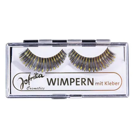 Bild von Jofrika Glitter Wimpern gold
