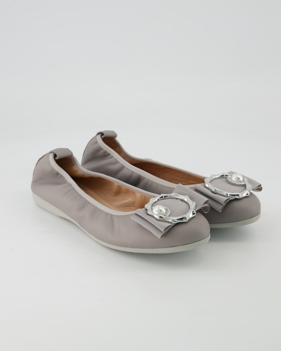 Bild von La Ballerina Schuhe - lbc-n31 Leder (Grau, Gr. 40)