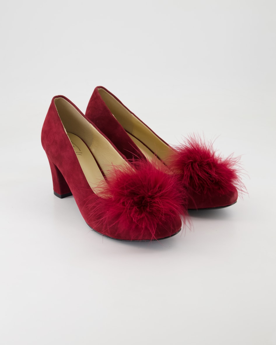 Bild von Terry Schuhe - 30090000/852 Veloursleder (Rot, Gr. 40)