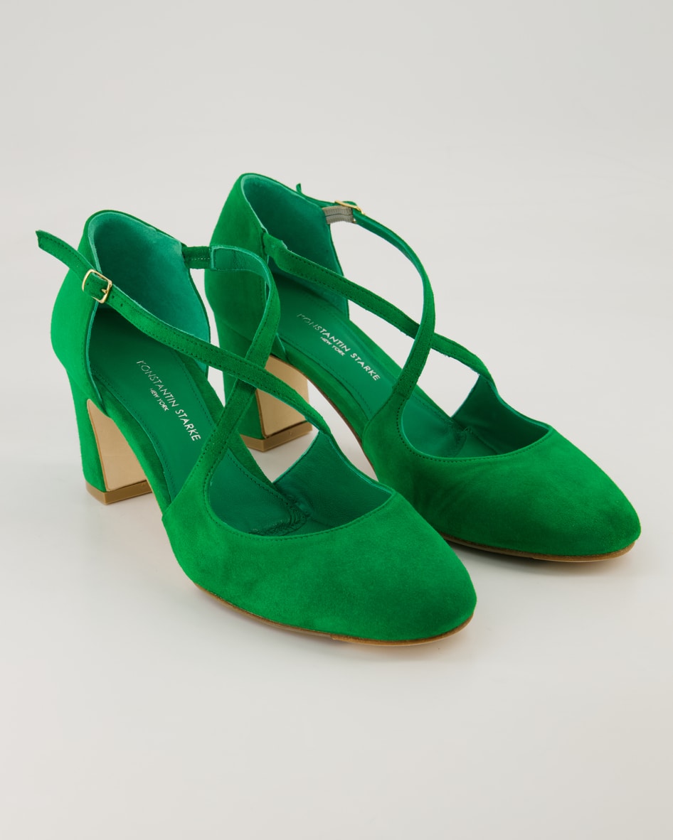 Bild von Konstantin Starke Schuhe - En801 Veloursleder (Grün, Gr. 40)