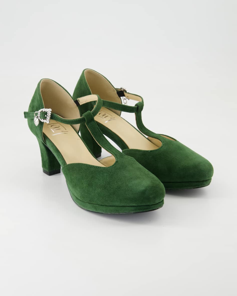 Bild von Terry Schuhe - 30090010147/147 Veloursleder (Grün, Gr. 40)