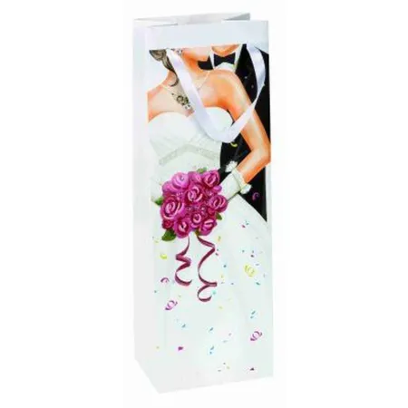 Bild von Idena, Geschenkverpackung, Flaschentasche mit Applikation (Geschenkpapier)