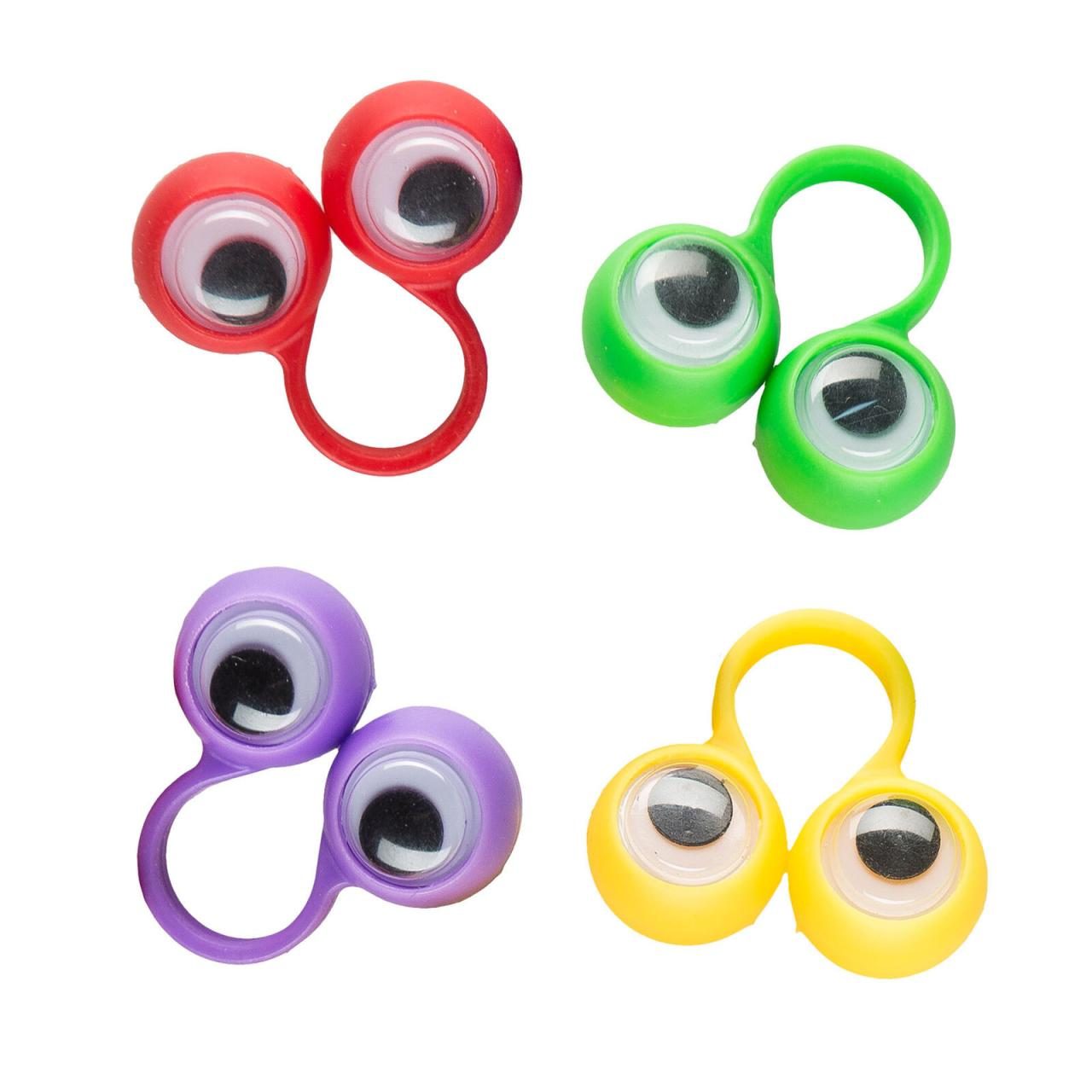 Bild von Idena 40441 Partyspaß Set mit 15 Artikeln, 3 Treppenläufer, 4 Stachelbälle, 4 Kreisel, 4 Fingerringe mit Wackelaugen - kleine, kultige Klassiker zum Spielen, Experimentieren und Entspannen