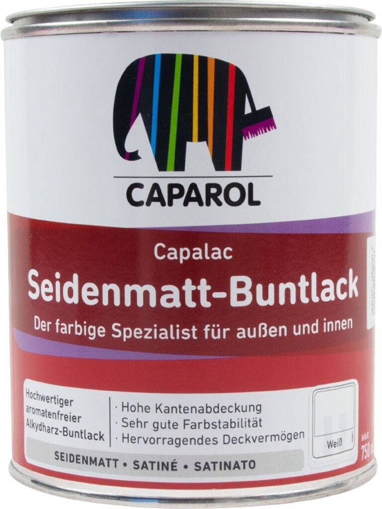 Bild von Caparol Capalac Seidenmatt Buntlack 750 ml Weiß (140063008554)