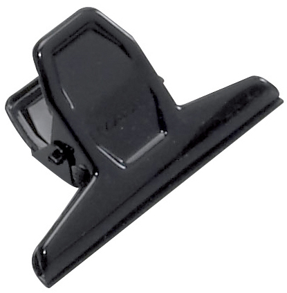 Bild von MAUL Büroklammer MAUL Briefklemmer MAULpro, Metall, schwarz, Breite: 125 mm