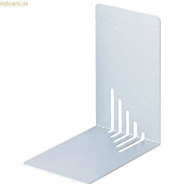 Bild von MAUL Briefablage Buchstützen Metall schmal 14x8,5x14cm silber VE=2 Stück