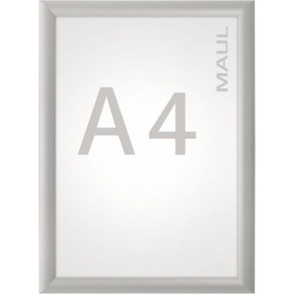 Bild von MAUL HEBEL Plakatrahmen standard, DIN A0, Aluminium-Rahmen silbereloxierter Aluminium-Rahmen, UV-stabilisierte Anti- (66040-08)